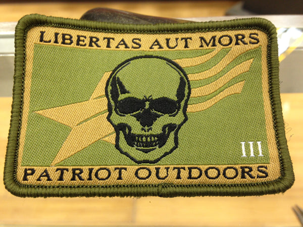 Multitan Libertas Aut Mors Square Morale Patch