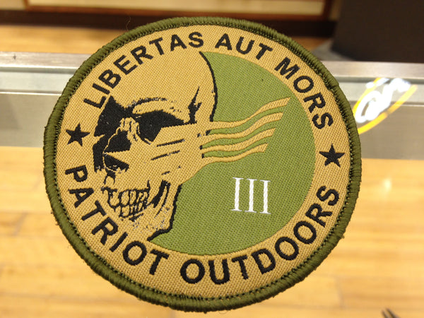 Multitan Libertas Aut Mors Round Morale Patch